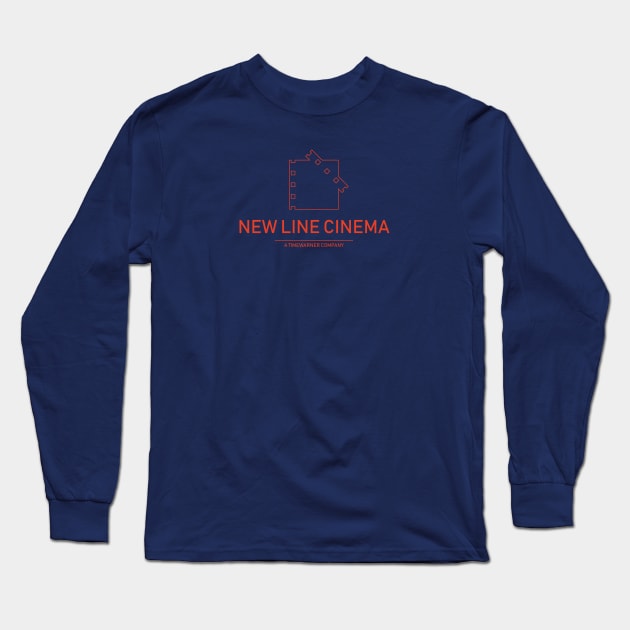 New Line Cinema Long Sleeve T-Shirt by BadBox